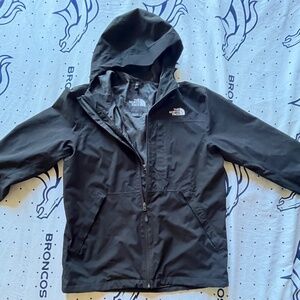 The North Face Dry Vent Mono 3 in 1 Tri Climate Hooded Jacket Size Medium Black